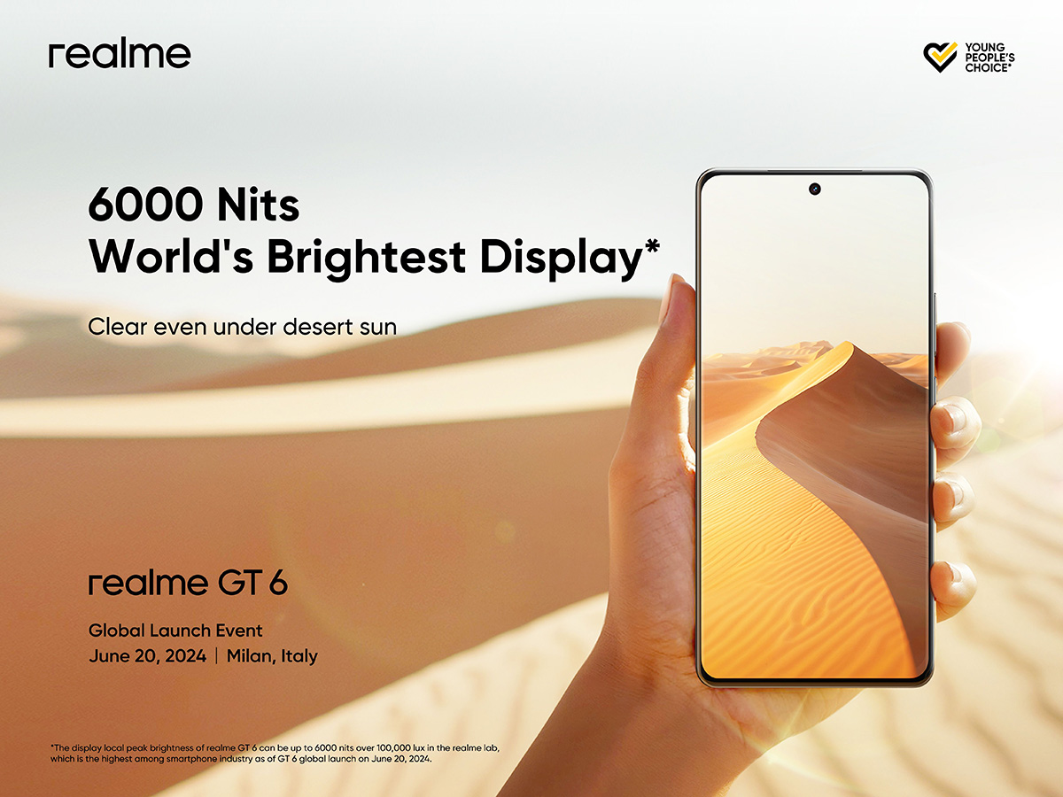 Realme Gt 6 Flagship Killer Dengan Layar 6000 Nits Pertama Di Smartphone